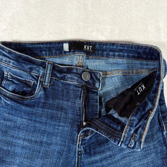 Kut From the Kloth Skinny Jeans Women Size 4 Blue Stretch Cotton Blend 5-Pockets - Picture 6 of 14